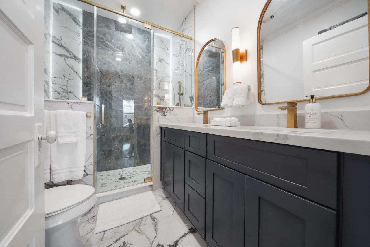 Luxury Designer Villa By The Beach Bright Beautiful Brand New Galveston Buitenkant foto