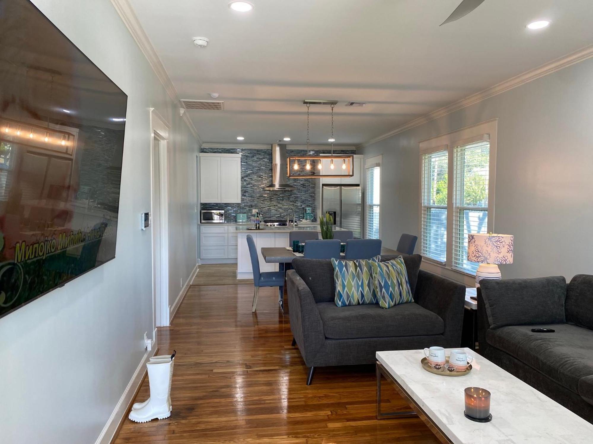 Luxury Designer Villa By The Beach Bright Beautiful Brand New Galveston Buitenkant foto